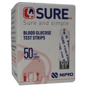 4Sure Blood Glucose Test Strips x 50  With or without a 1.58 Litre Sharps Bin image