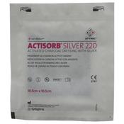 Actisorb 220 Silver / Charcoal Dressings 10.5 x 10.5cm x 5 dressings - For Infected Wounds image