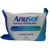 Anusol Cleansing Wipes x 30 - Flushable - For Haemorrhoids image