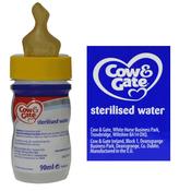 Cow and Gate Sterilised Water 90ml x 24 Screw-On Medium Flow SMA