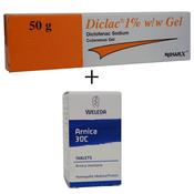 Weleda Arnica 30C  x 125 tablets + Diclac Gel 1% x 50g image
