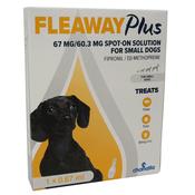 Fleaway Plus for Small Dogs x 1 - Treats Fleas, Ticks and Biting Lice image