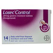 Losec 20mg tablets x 14 for reflux and acid indigestion image