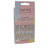 Nail HQ Nails Almond Natural Glaze x 24 image