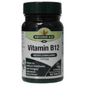 Natures Aid Vitamin B12 x 1000mcg x 90 tablets image