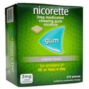 Nicorette 2mg Gum Original Flavour 210 pieces image