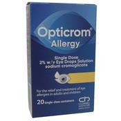 Opticrom Allergy for Eyes  - Preservative Free Single Use vials x 20 image
