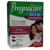 Pregnacare Him and Her Conception - 30 day supply