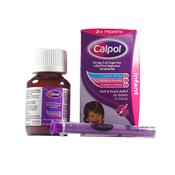 Calpol 120mg/5ml  60ml for 2months+  x 60ml - Paracetamol Suspension for fever and pain image