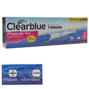 Clearblue 1 Minute Pregnancy Test - Single or Two Test Kit image