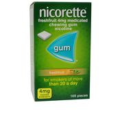 Nicorette Gum 4mg 105 pieces - Freshfruit Flavour image