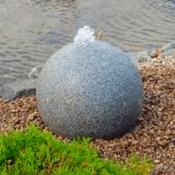 200 mm Silver Granite Sphere  Water Feature KIT