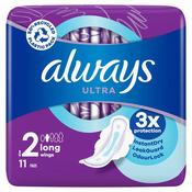 Always Ultra Long With Wings Sanitary Towel 11 Pack