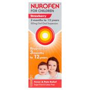 Nurofen 3 Months + 100Mg 5Ml Strawberry Syrup 150Ml image
