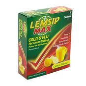 Lemsip Max Cold &amp; Flu Lemon Flavour 1000Mg 5 Sachets image
