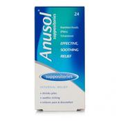 Anusol Suppositories Piles And Haemorrhoids 24 Pack