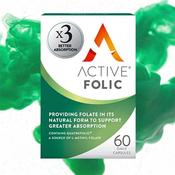 Active Folic Better Absorption Folic Acid 60 Capsules