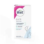 Veet Pure Cold Wax Strips Legs Sensitive 20S image