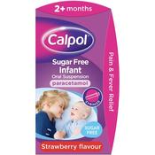 Calpol Infant Strawberry 120Mg/5Ml 60Ml image