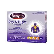 Benylin Day And Night 24 Hour Cold And Flu Relief 16 Tablets image