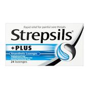 Strepsils Plus Anaesthetic Lozenges Sore Throat Relief 24 Pack