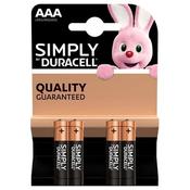 Duracell Simply Aaa Batteries 4 Pack image