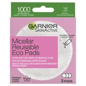 Garnier Skinactive Micellar Reusable Make-Up Remover Eco Pads 3 Pack