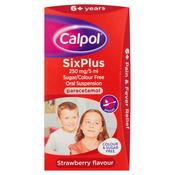 Calpol Six Plus Strawberry Sugar Free 250Mg/5Ml 60Ml