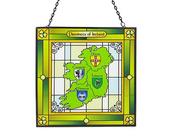 Provinces of Ireland Stained Glass Panel