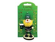Lucky the Irish Leprechaun with a Pint of Stout