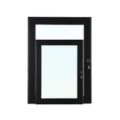 Outdoor Lockable Poster Case - Black A4