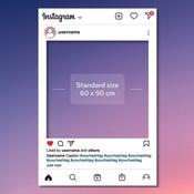Extra Durable Social Media Frame (60x90cm)