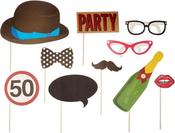 Photo Booth Props - 50th Birthday Party