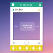 Snapchat Frame Cut Out Photo Prop - JUMBO