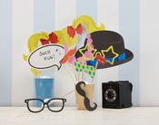 Photo Booth Party Props - Vintage Lace