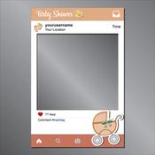Baby Shower -  Instagram Frame Prop