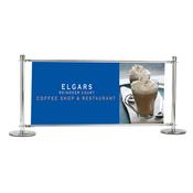 Primo Slide Cafe Barrier - Cross Arms (1200mm) PAIR