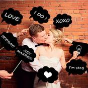 Speech Chalkboard Photo Props (10pc)