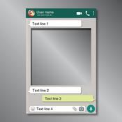 Whatsapp Frame Cut Out Photo Prop