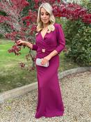 Everly Dress Plum