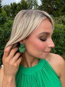 Ria Heart Earring Green image