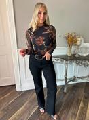 Jane Wide Leg Black XShort image
