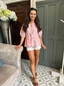 Blaine Daisy Blouse Pink