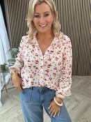 Effie Floral Blouse Red image