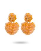 Ria Heart Earring Saffron image
