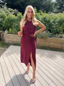 Franceene Dress Bordeaux image