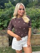 Freya Knit Chocolate image