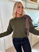 Alva Ribbon Knit Olive