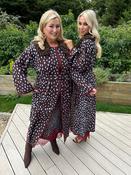 Deer Long Cardigan Chocolate