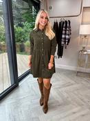 Saskia Dress Khaki image